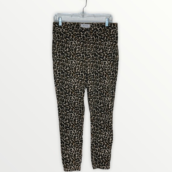 FREE PEOPLE Belle High Rise Leopard Skinny Pants - Picture 5 of 12